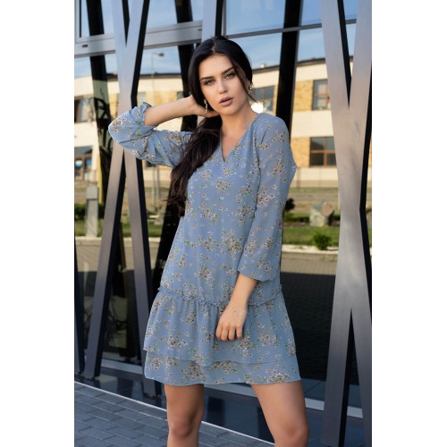 D104 Provena sukienka Blue M