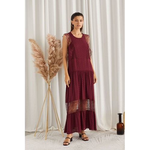 Платье 61707-1 Бордовый M