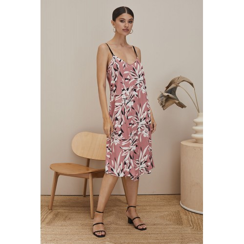 Сарафан 61706-2 Цветочный принт S