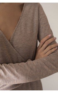 Платье 51972-1 Серый-Бронзовый люрекс XS