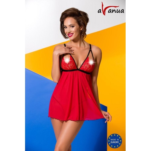 Salome chemise Red L/XL