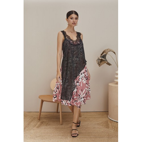 Сарафан 61694-2 Цветочный принт L