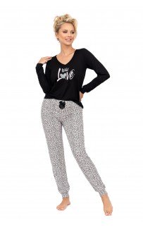 Pantera long pyjamas Black XXL