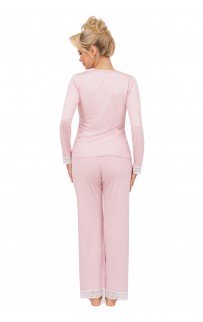 Simply long pyjamas Powder Pink XXL