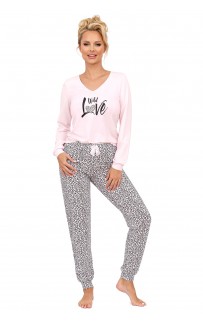Pantera long pyjamas Pink XXL