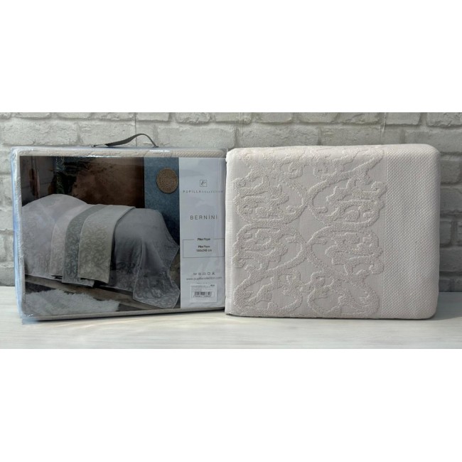 Покрывало PUPILLA BERNINI 180*240 махра/жаккард (хлопок) лиловый LILA