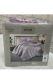 КПБ EFOR RANFORCE (ZEBRA LILA) евро ПВХ