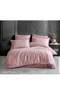 КПБ Clasy Satin Gizgili (DUZ RENK PUDRA) евро