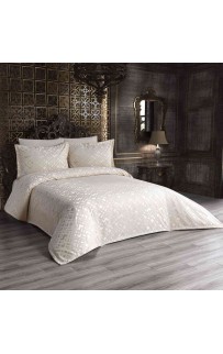 Покрывало EFOR Pique Bedspread SEZEN (240*260) с наволочками кремовый KREM
