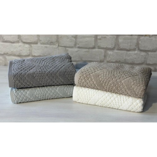 Полотенце LUZZ ELEGANCE 4 шт. хлопок (70*140)