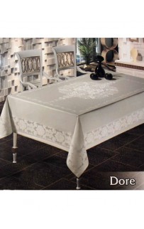 Скатерть EFOR DORE 160*220 прямоугольная кремовый KREM