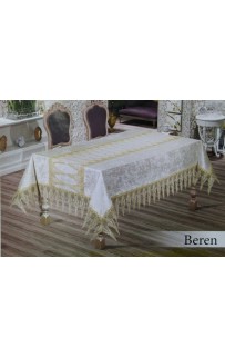Скатерть EFOR BEREN 160*220 прямоугольная крем