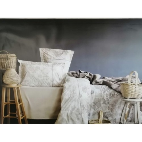 КПБ Pupilla (MARSILYA капучино) евро + плед