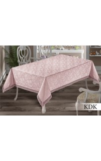 Скатерть EFOR 160x300 KDK пудровый PUDRA