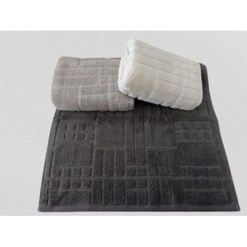 Полотенце LUZZ MIC-3 СUBUK (70*140) 3 шт кофейный