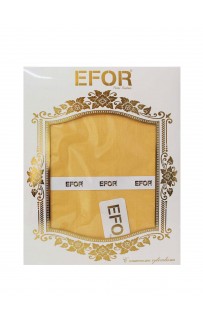 Скатерть EFOR POLY 160*220 прямоугольная горчичный
