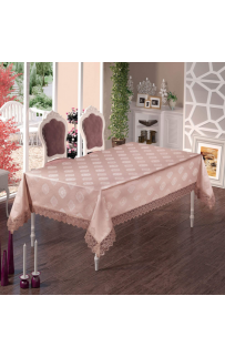 Скатерть EFOR AHENK 160*220 пудровый