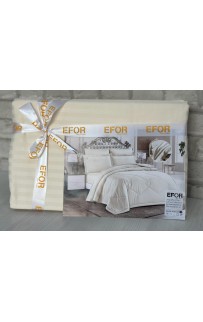 КПБ EFOR SATIN KREM кремовый (шампань) (2 наволочки)