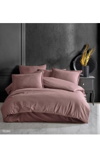 КПБ Clasy Satin Gizgili (DUZ RENK ROSE) евро