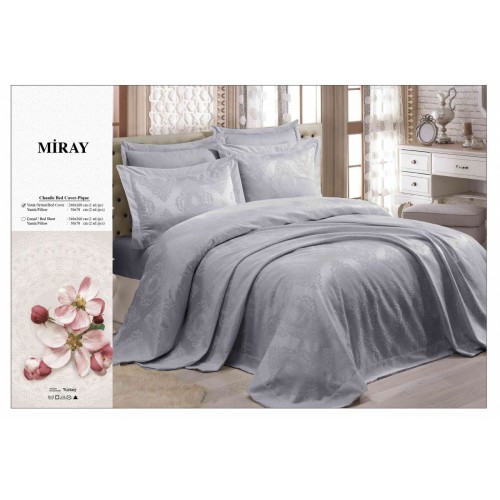 Покрывало Gardines M?RAY 240*260 серый GRI