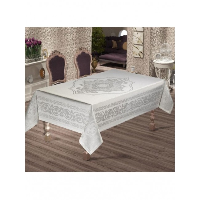 Скатерть EFOR SUDE 160*220 прямоугольная кремовый KREM