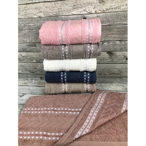 Полотенце EFOR/GULGAN PAMUK YAPRAK (90*150) (6шт) хлопок