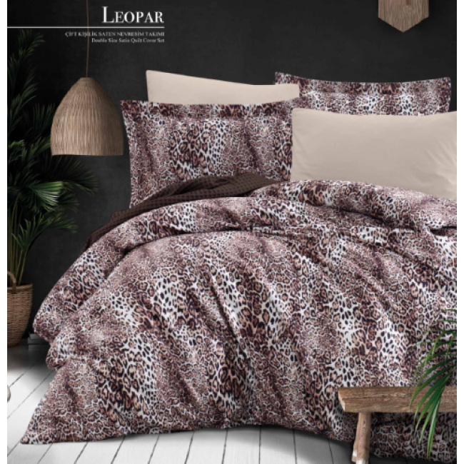 КПБ Ecosse SATIN DOUBLE (LEOPAR) 160*220 семейный