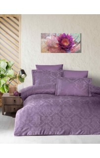 КПБ Ecosse Satin Jakar (DAMASK) евро сиреневый MURDUM