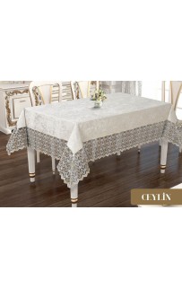 Скатерть EFOR CEYLIN 160*220 прямоугольная капучино (S.KAHVE)