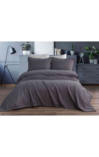 Покрывало EFOR Pique Bedspread BELKIS (240*260) с наволочками антрацит ANTRASIT