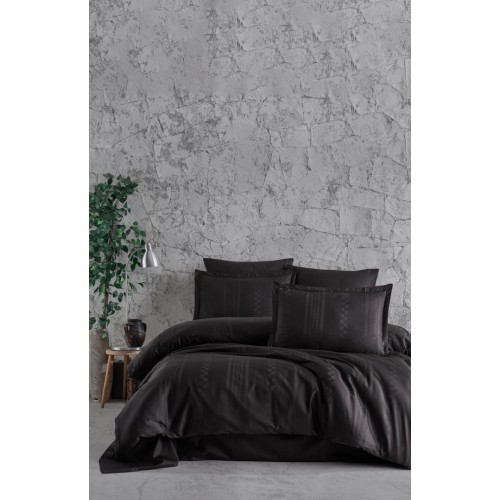 КПБ Clasy Satin Gizgili (CAPITAL ANTRASIT) евро