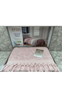 Покрывало EFOR LILYUM махровое (200*220) пудровый PUDRA
