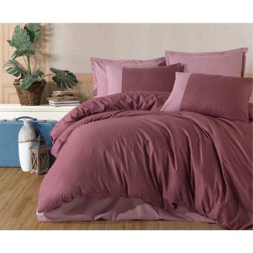 КПБ Clasy Ranforce (PURE DUSTY ROSE) евро