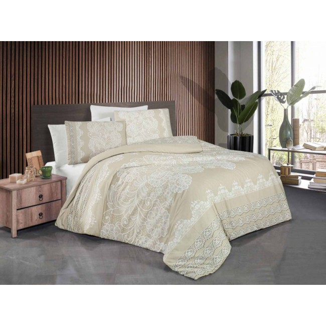 КПБ Ecosse Ranforce DOUBLE (SIERRA BEJ) 160*220 семейный