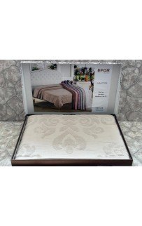 Покрывало EFOR AMORE махровое (220*240) светло-бежевый A. BEJ