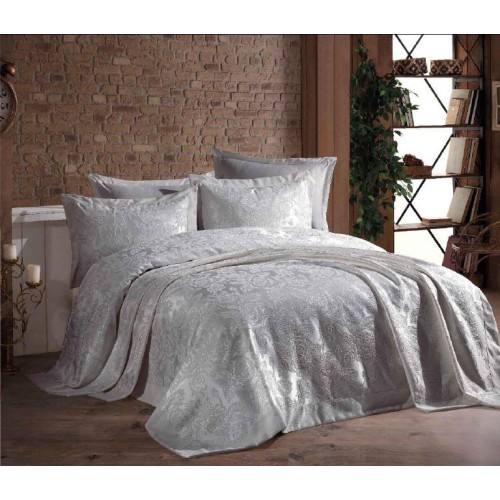 Покрывало EFOR (Gardines) с наволочками GUL 240*260 серый GRI