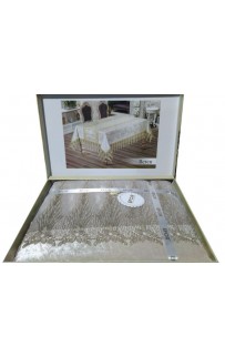 Скатерть EFOR BEREN 160*220 прямоугольная кофейный