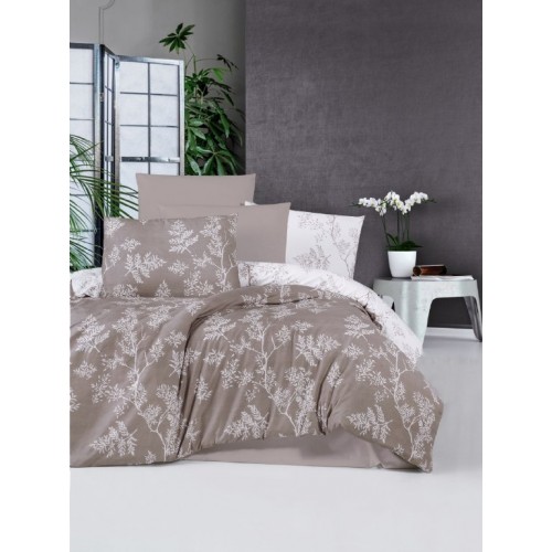 КПБ Ecosse RANFORCE DOUBLE (FOREST KAHVE) 160*220 семейный