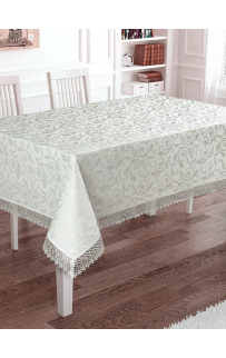 Скатерть EFOR 160x300 KDK кремовый KREM