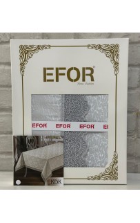 Скатерть EFOR 160x220 KDK GRI серый