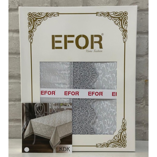 Скатерть EFOR 160x220 KDK GRI серый
