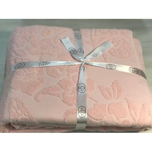 Покрывало LUZZ KELEBEK 180*220 хлопок розовый