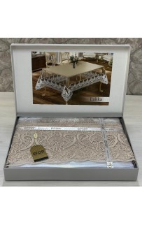 Скатерть EFOR LUKKA 160x220 прямоугольная (капучино) CAPI