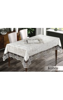 Скатерть EFOR KUBRA 160*220 прямоугольная капучино (S.KAHVE)