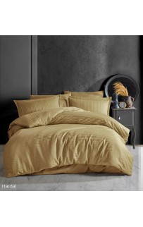 КПБ Clasy Satin Gizgili (DUZ RENK HARDAL) евро