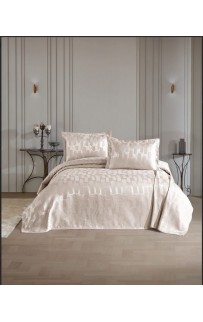 Покрывало EFOR Pique Bedspread MELISA (240*260) с наволочками бежевый BEJ