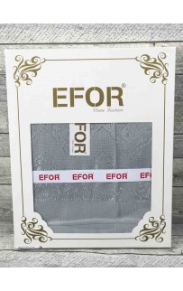 Скатерть EFOR 160x220 KDK PANO GRI серый