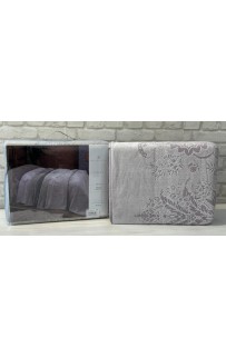 Покрывало PUPILLA VIOLET 180*240 махра/жаккард (хлопок) сухая роза GULKURUSU