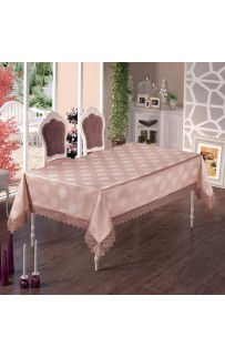 Скатерть EFOR AHENK 160*300 прямоугольная пудровый