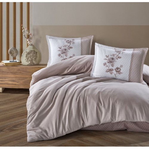 КПБ Clasy Ranforce Gizgili (SUAVE KAHVE) евро